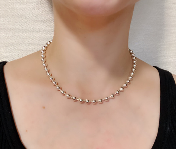 B・C chain necklace（silver） 7枚目の画像