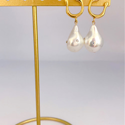 DU drop perl pierce（gold） 1枚目の画像