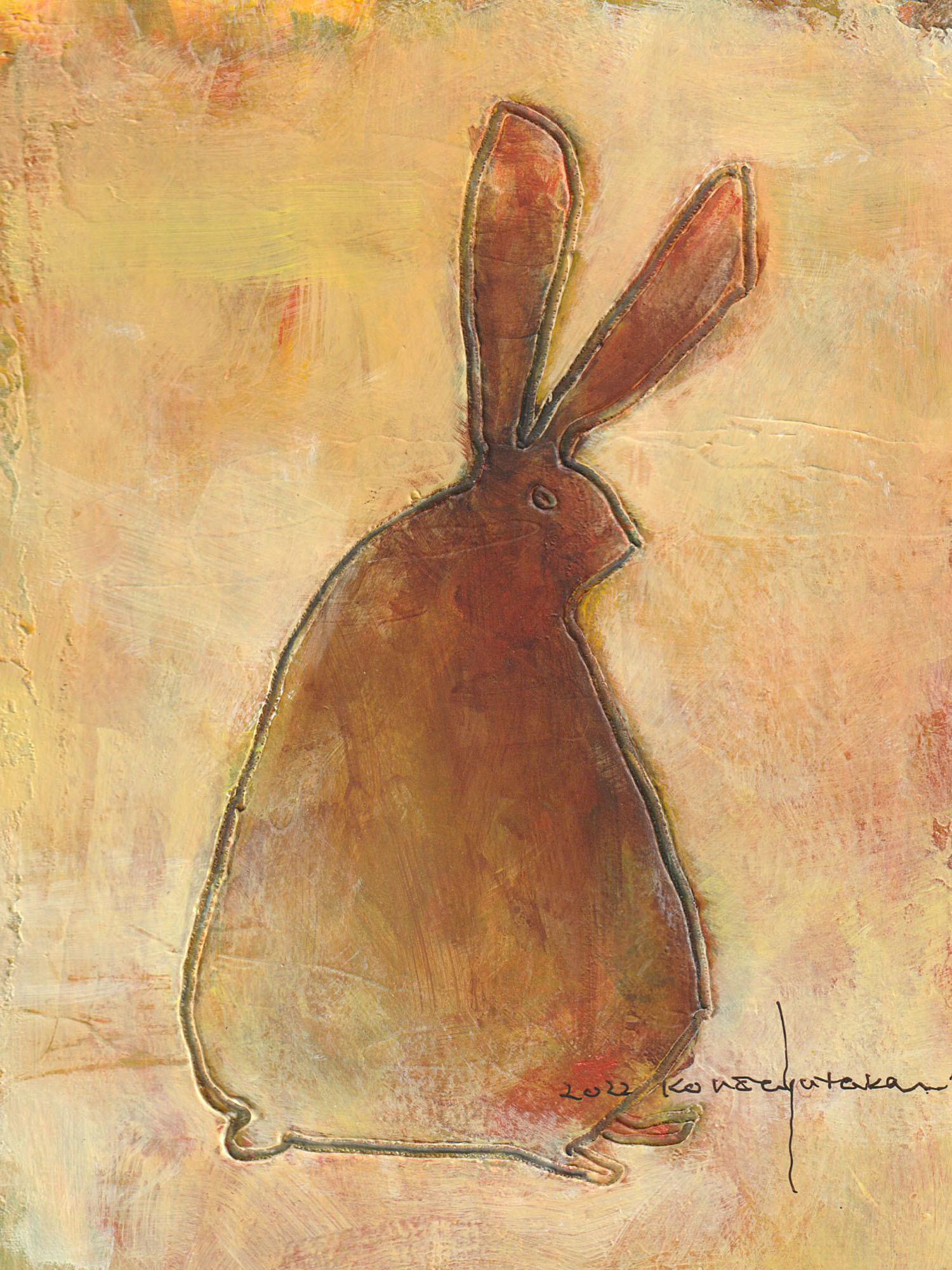 うさぎ-1　（額縁付き） 21,600円