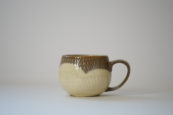 福岡県小石原焼　翁明窯元　マグカップ（MA0541） 2枚目の画像