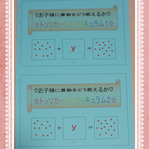 新品】算数の教え方とドッツカードのカリキュラム おもちゃ・人形 右脳