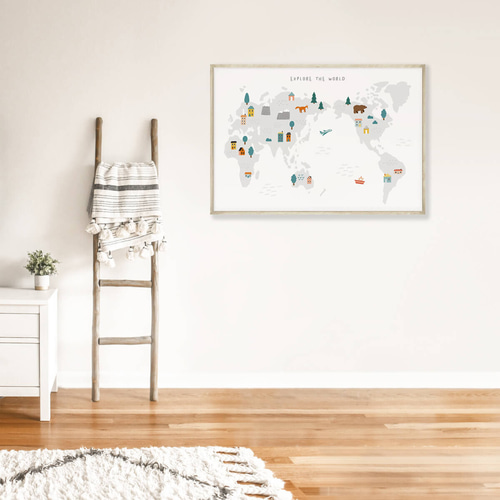 1.35万 Our world 私たちの世界 ポスター 70x50cm 北欧 Amazon.co.jp: ポスター 北欧 SEVENTY TREE セブンティツリー