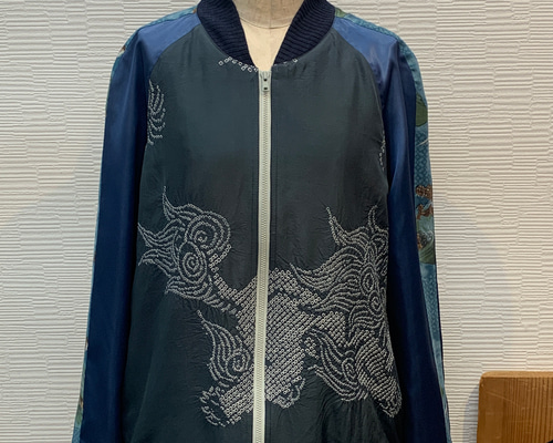 着物リメイク ブルゾン
