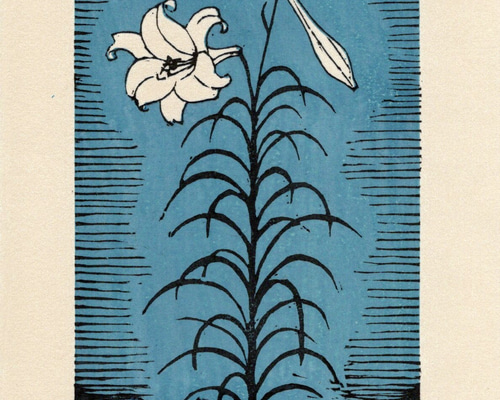 百合の夜 / 木版画 版画 atelier octave 通販 14328570｜Creema