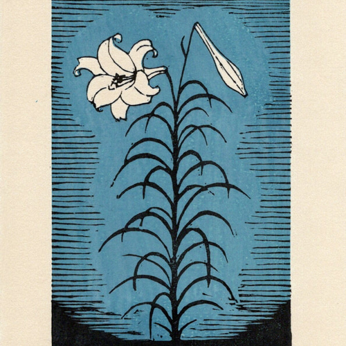 百合の夜 / 木版画 版画 atelier octave 通販 14328570｜Creema
