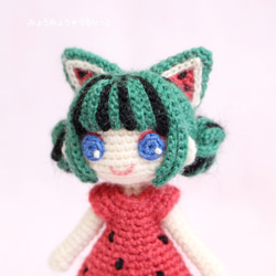 赤×緑のネコミミスイカちゃん♪ 9枚目の画像