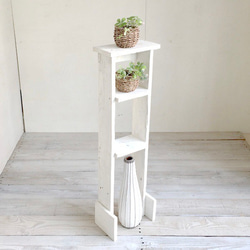 アイアン製の丸型3段シェルフ コンパクト カフェ風 industrial風 店舗