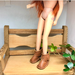 森き　ショートフリンジブーツ　ウエスタン　miniature boots. 4枚目の画像