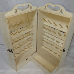 ミシン糸　 50個　収納　糸立て　裁縫箱　ソーイングボックス　かわいい　木製　収納ケース 7枚目の画像