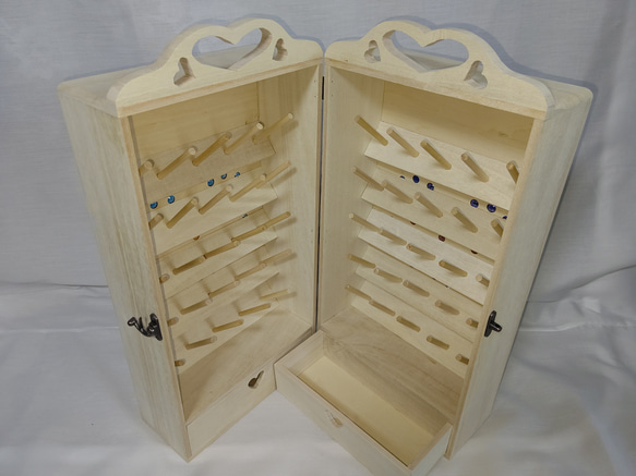 ミシン糸　 50個　収納　糸立て　裁縫箱　ソーイングボックス　かわいい　木製　収納ケース 7枚目の画像