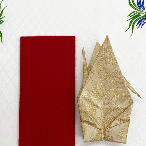 手作り　金巻松鶴 手作り金巻松鶴