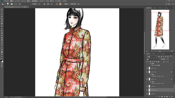 ファッションデザイン画・スタイル画 制作 17枚目の画像