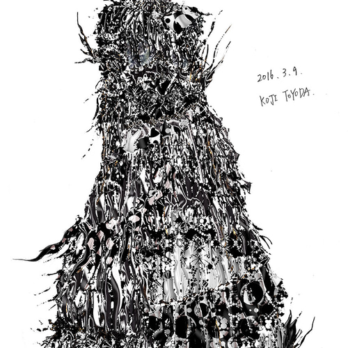 ファッションデザイン画・スタイル画 制作 絵画 KOJI TOYODA 通販