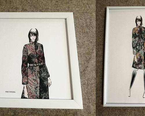 ビンテージ ファッションスタイル画　Dessin de mode Dessin de mode/デッサンデモード】《STUDIOUS別注》テーラード
