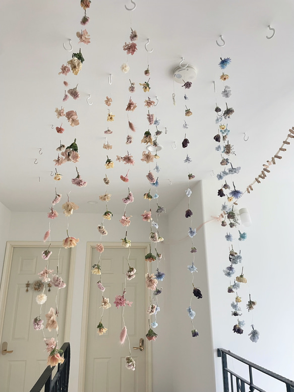 flower curtain 