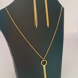 SWP long necklace（gold） 8枚目の画像