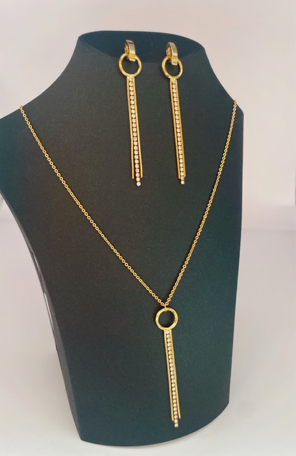 SWP long necklace（gold） 8枚目の画像