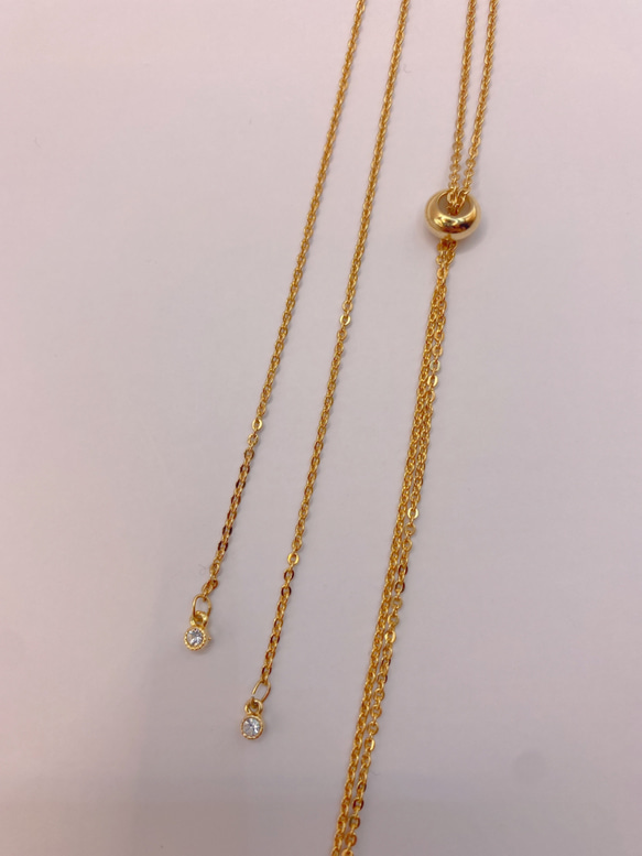 SWP long necklace（gold） 7枚目の画像