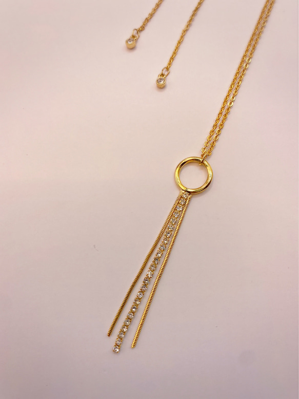 SWP long necklace（gold） 6枚目の画像