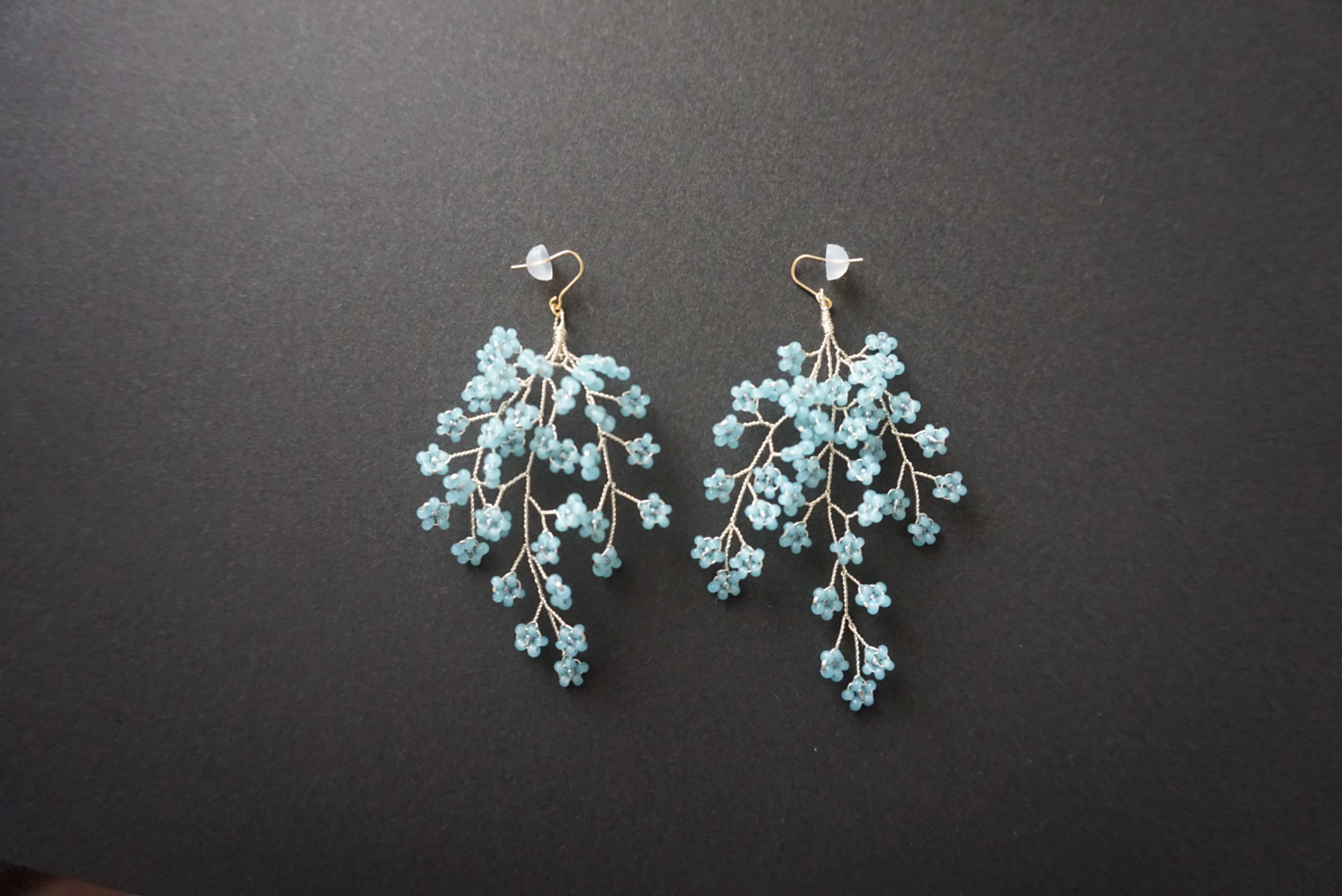 -032/ワイヤービーズピアス