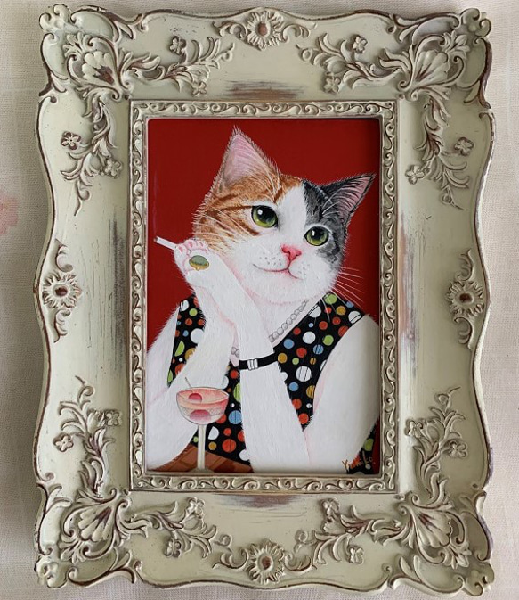 トート・ベー、チューリップ、希少画集画、新品高級額、額装付 チューリップのスカーフ | ARAMA TOKYO