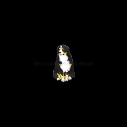 バーニーズマウンテンドッグ　刺繍ワッペン　犬ワッペン　バーニーズ 6枚目の画像