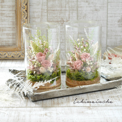 ✽やさしく寄り添う✽モダンなお供え花【funeral glass flower 〜pink～ 】 10枚目の画像