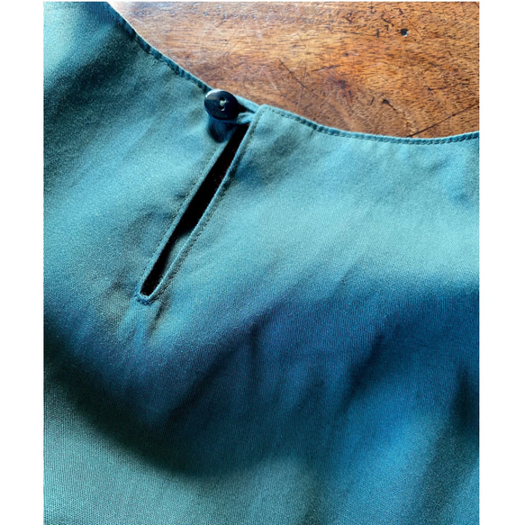 RATA❤️四季皆宜❤️成人綠❤️《輪廓柔和的簡約連衣裙❤️》帶口袋❤️ 第7張的照片