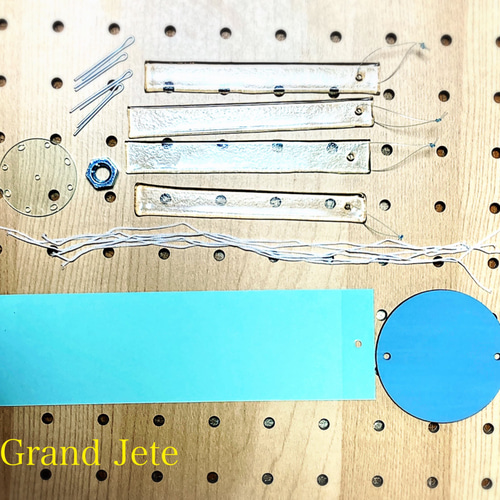 リサイクルガラスで作る風鈴手作りキット キット grand jete 通販