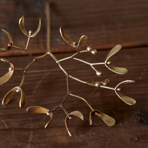 真鍮製〕- ヤドリギ - アートフラワー marronnier -マロニエ- 通販