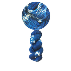 藍染絞り染腕輪円股純綿銅鉤日系藍染手紐カップル 11枚目の画像