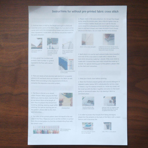 新品　ハンドメイド　クロスステッチ　完成品　特大　14ct（地中海の町） 刺しゅうキットセール】 刺しゅうキット 『クロスステッチキット