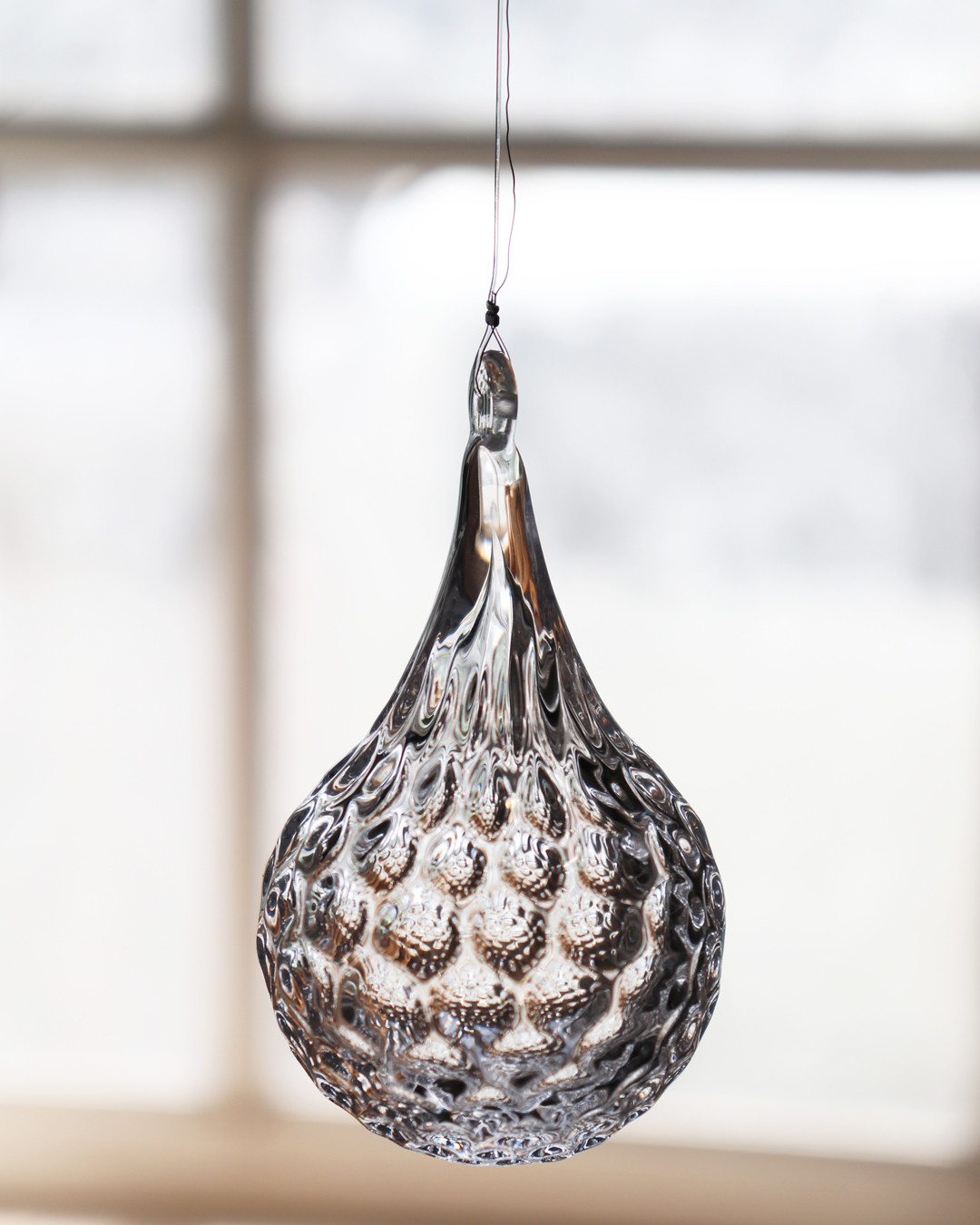 ガラスオーナメント　スワンシュー　アスティエ astierdevillatte