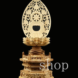 MD430豪華台座・蓮華台座`仏具・仏像お仏像を更に豪華に：総柘植製仏像