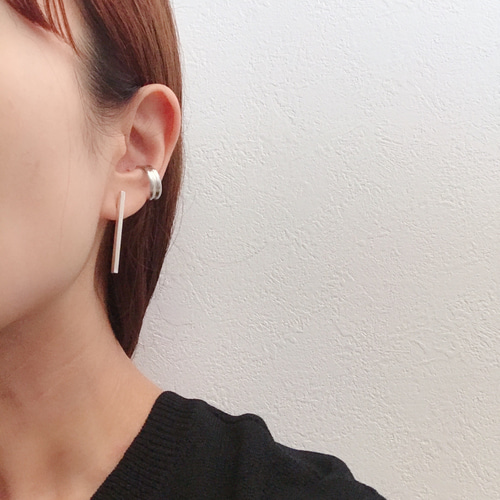 silver950】 シルバー スティックバーピアス/イヤリング『送料 silver950】 シルバー スティックバーピアス/イヤリング『送料