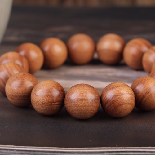 高品質◇老山白檀◇天然木ブレスレット 香木 15mm 念珠 数珠 その他