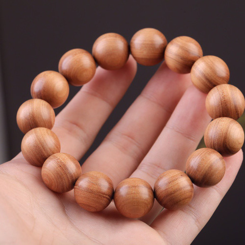 高品質◇老山白檀◇天然木ブレスレット 香木 15mm 念珠 数珠 その他