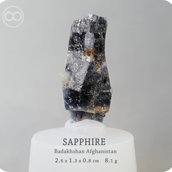 Sapphire 藍寶石剛玉 :: 原礦銅墜 Copper Pendant- H210 第9張的照片