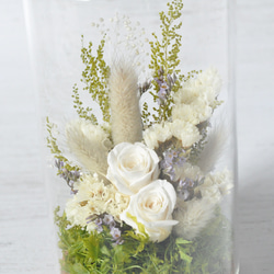 ✽モダンなお供え花2個セット【funeral glass flower 〜white～ 】 7枚目の画像