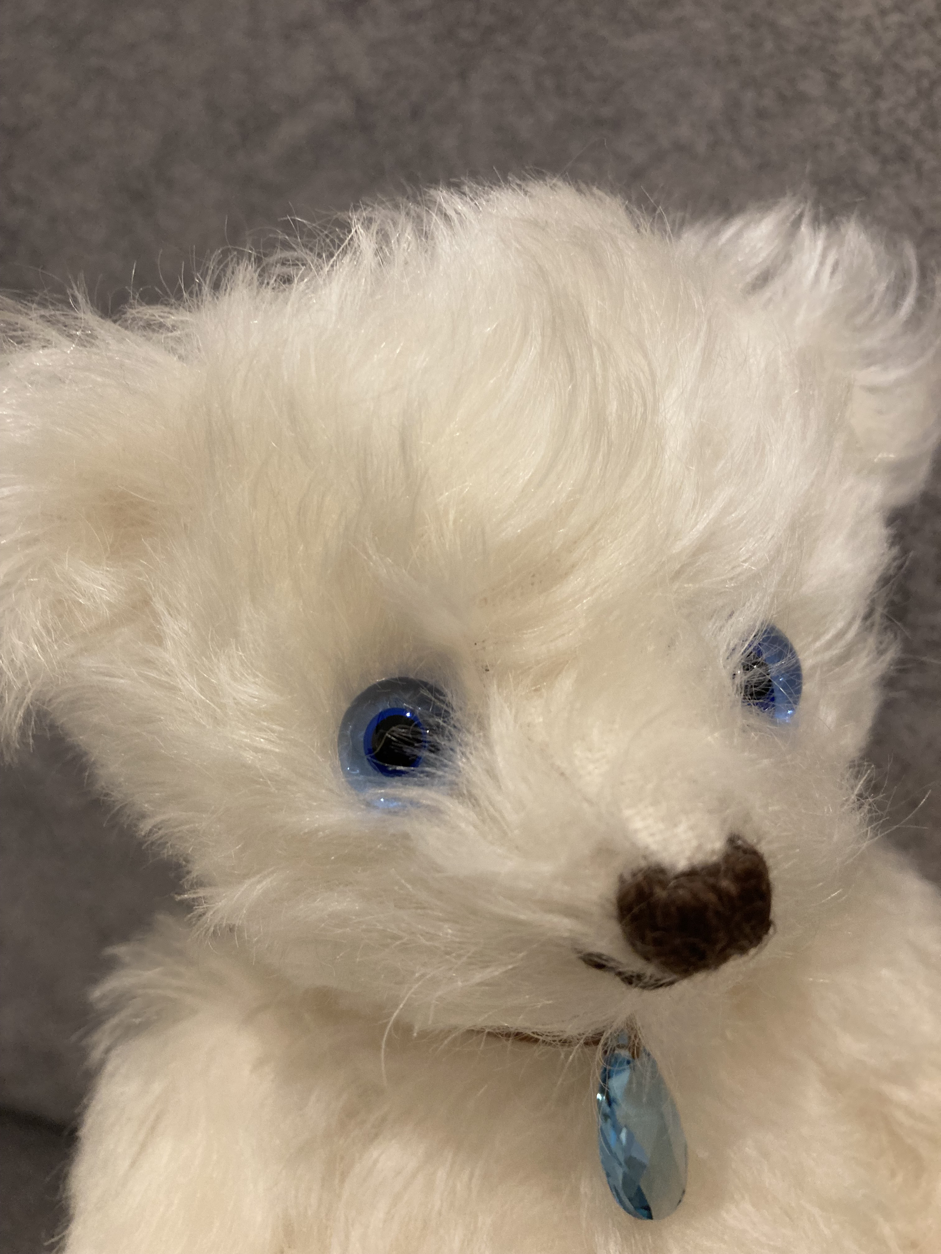 テディベア　ホワイトベア　ぬいぐるみ ラティニティモヘア テディベア ホワイトベア ぬいぐるみ ラティニティモヘア