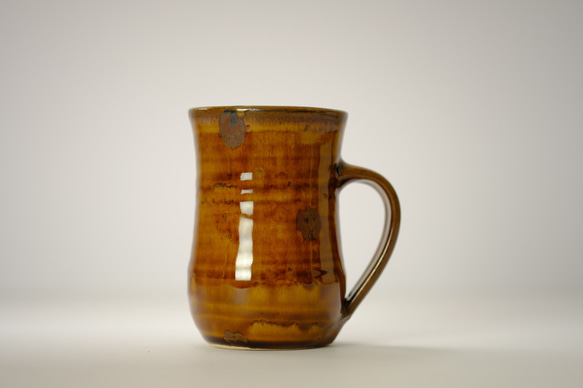 福岡県小石原焼　やままる窯　マグカップ（MA0607） 2枚目の画像