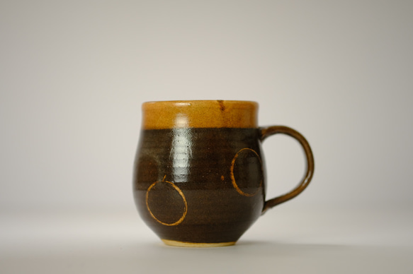 福岡県小石原焼　上鶴窯　マグカップ（MA0623） 2枚目の画像