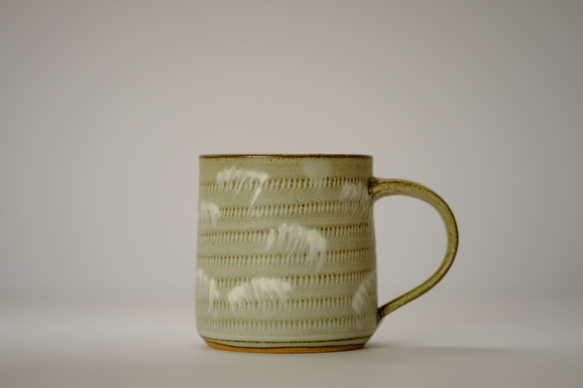 福岡県小石原焼　上鶴窯　マグカップ（MA0626） 2枚目の画像