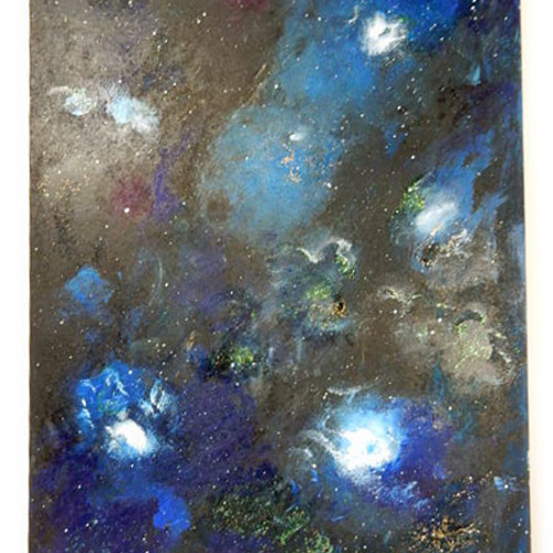 絵画☆原画(1点限り)「Univers(宇宙)」(アクリル水彩画 絵画☆原画(1点限り)「Univers(宇宙)」(アクリル水彩画