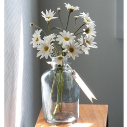 ✿【 粘土置物 】「清純、さわやかな恋の花」ホワイト・マーガレット  