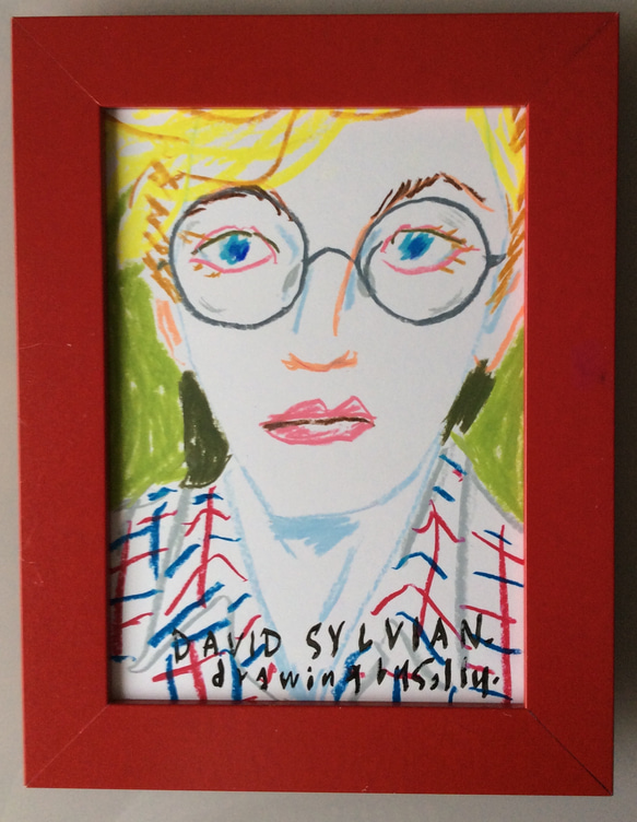 David Sylvian オリジナルイラスト 原画 4枚目の画像