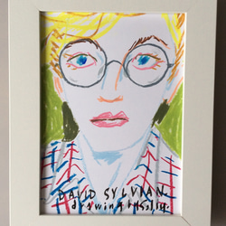 David Sylvian オリジナルイラスト 原画 2枚目の画像