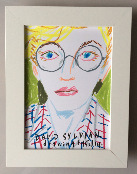 David Sylvian オリジナルイラスト 原画 2枚目の画像