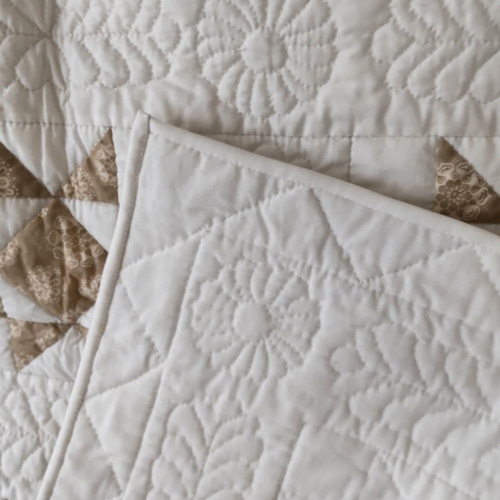 エイトポイントスターの パッチワークキルト タペストリー・壁掛け