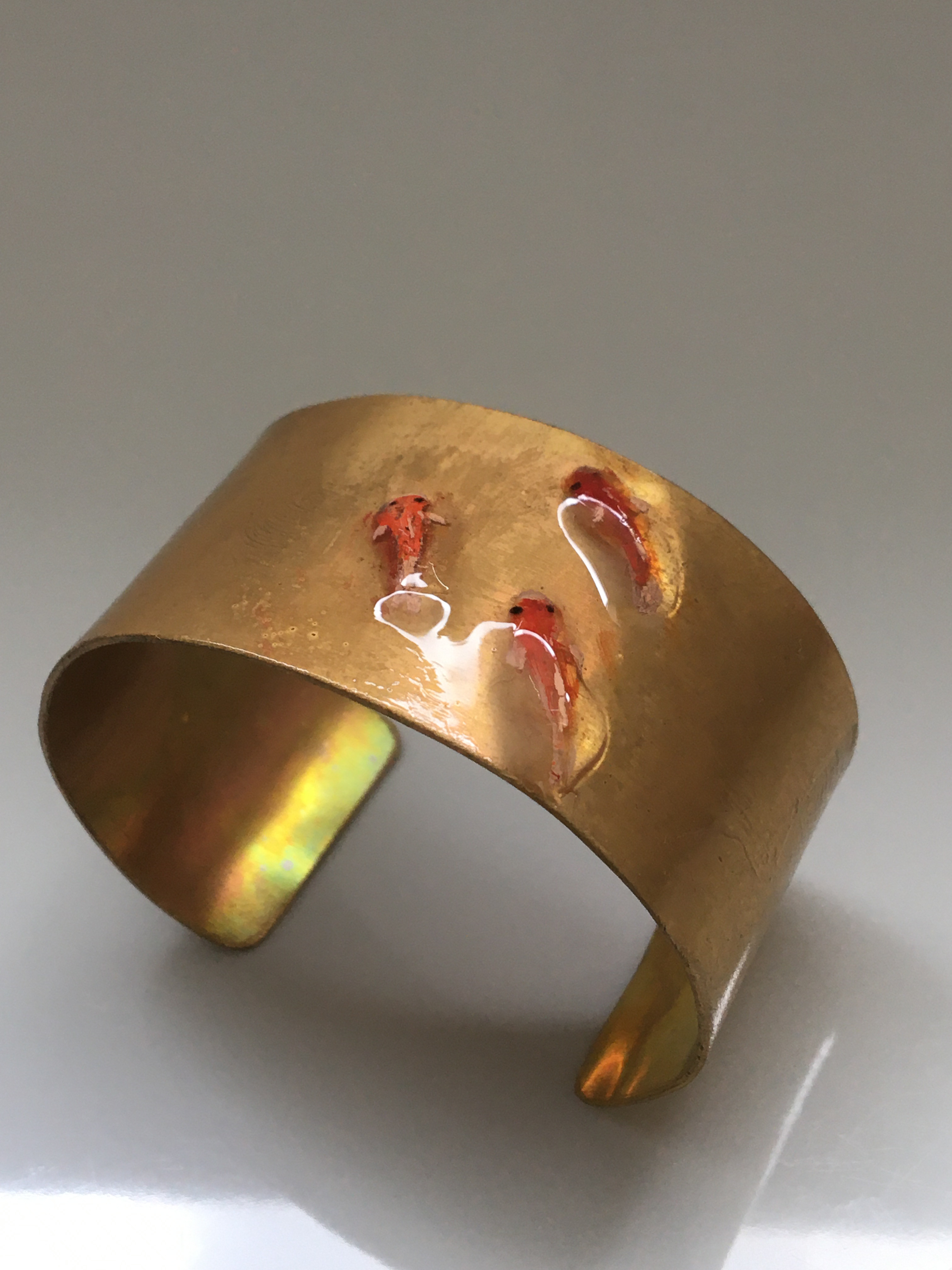 真鍮バングル 「金魚」 6,004円